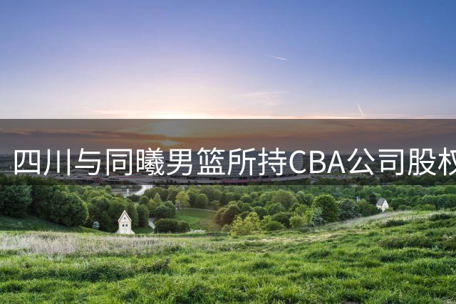 四川与同曦男篮所持CBA公司股权遭冻结